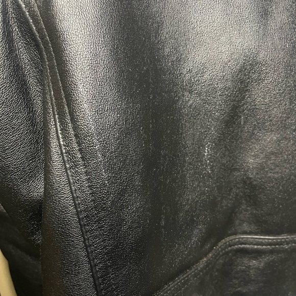 Harley-Davidson Black Leather Motorcycle Jacket - Picture 7 of 8